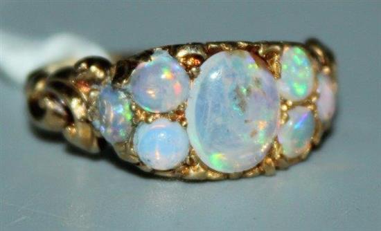 18ct & opal dress ring